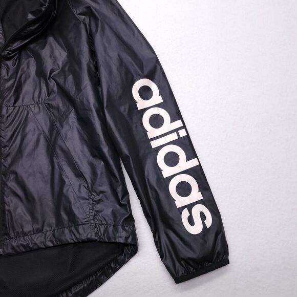 Adidas Zip Up Long Sleeve Casual Hoodie Womens Size Extra Small XS Black - Picture 6 of 10